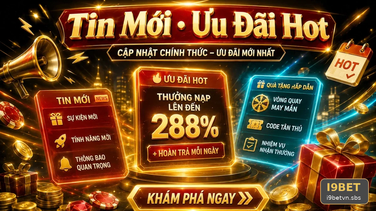 I9BET: Đọc Chi Tiết Giao Diện Tin Mới, Ưu Đãi Và Điều Kiện Khuyến Mãi – Thiết Lập Giới Hạn Thời Gian Và Ngân Sách Trước Khi Mở Trò Chơi | Góc Kiểm Chứng Theo Tên Miền i9betvn.sbs